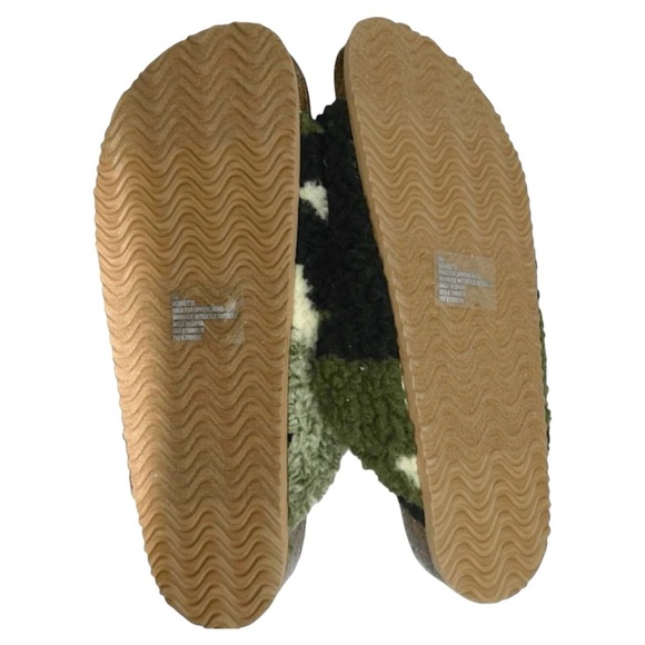 NWT R2 Bernette Camo Faux Fur Sherpa Slides Size 9 Cozy Birkenstock Style - Picture 10 of 10